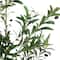 Artificial Minimalist Olive Tree in White Decorative Planter